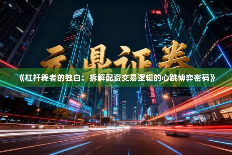 《杠杆舞者的独白：拆解配资交易逻辑的心跳博弈密码》