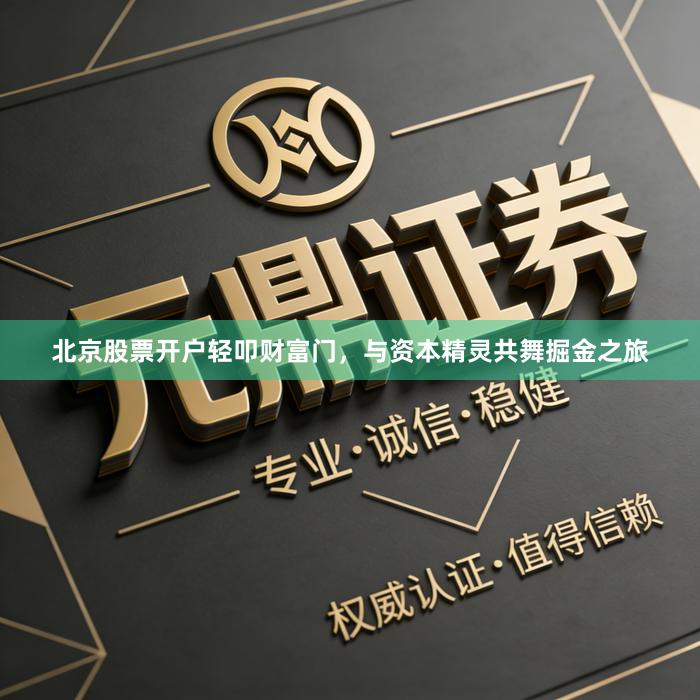 北京股票开户轻叩财富门，与资本精灵共舞掘金之旅